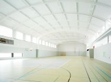 Halle nach der Fertigstellung_Sporthalle Berlin-Adlershof
