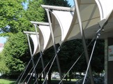 Ansicht der Überdachung_Membranüberdachung Frankfurter Allee Berlin