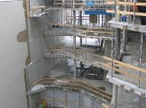 Das Gebäude im Rohbau